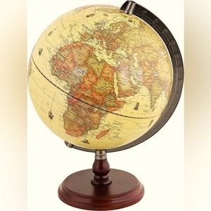 10” Globe World Map Home Decor Teacher Gift Office Classroom Educational Class